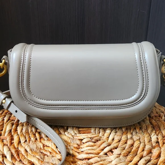 Zara Taupe Crossbody Bag - Picture 2 of 8